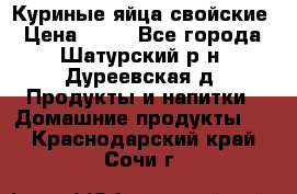 Куриные яйца свойские › Цена ­ 80 - Все города, Шатурский р-н, Дуреевская д. Продукты и напитки » Домашние продукты   . Краснодарский край,Сочи г.